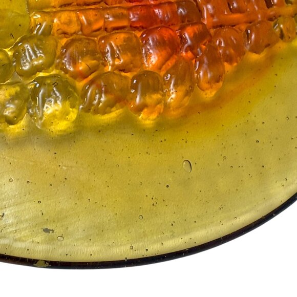 Glass Lighthouse Suncatcher Window Art Decor 8" Yellow Orange Stained Glass - Picture 5 of 8